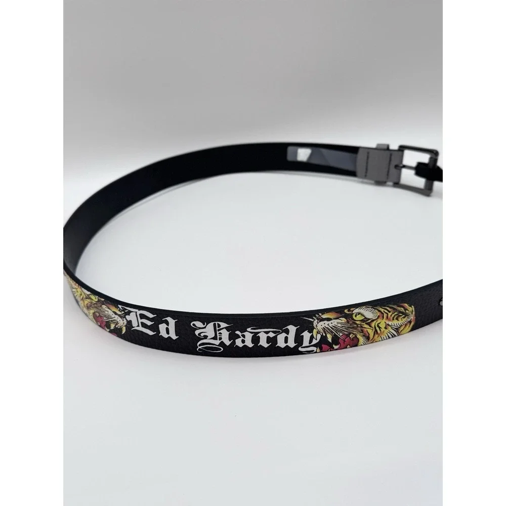 Ed Hardy Finest Tattoo Men's 40, Animal Imprint/Black
